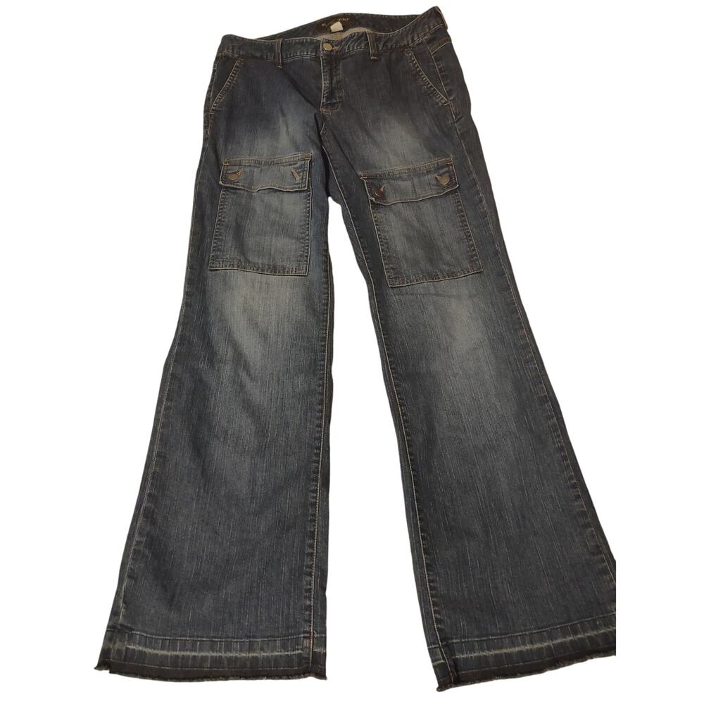 Vintage Y2k Banana Republic Factory Wide Leg Jeans 10 Streetwear - Main Image